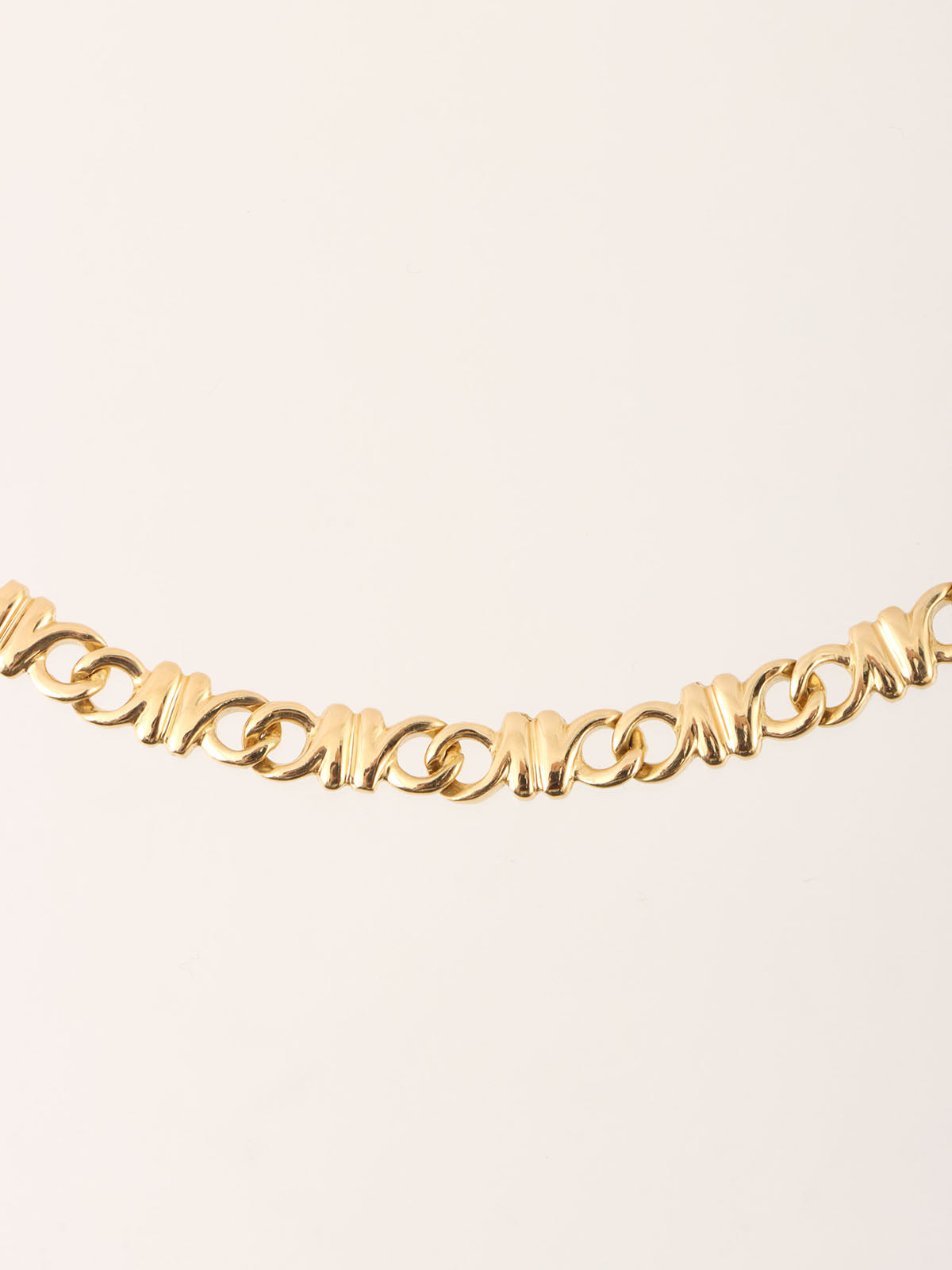 18K Gold Designer Chain Necklace