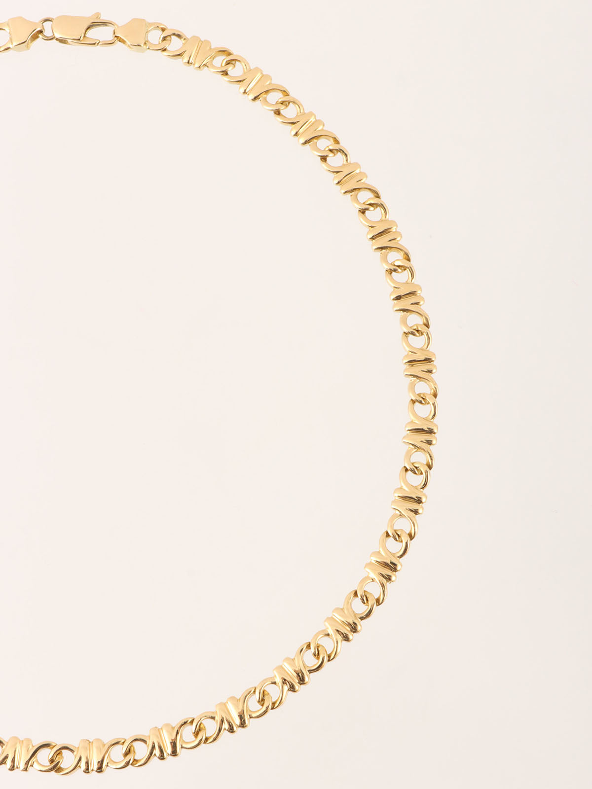 18K Gold Designer Chain Necklace