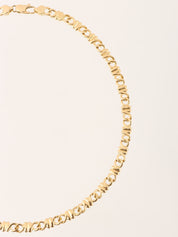 18K Gold Designer Chain Necklace