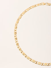 18K Gold Designer Chain Necklace