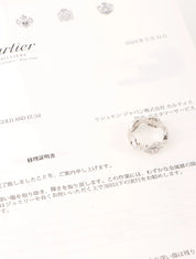 18K ダイアモンドイマリアリング　シルバー