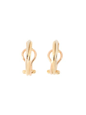 18K Trinity earrings in white gold, yellow gold, or pink gold