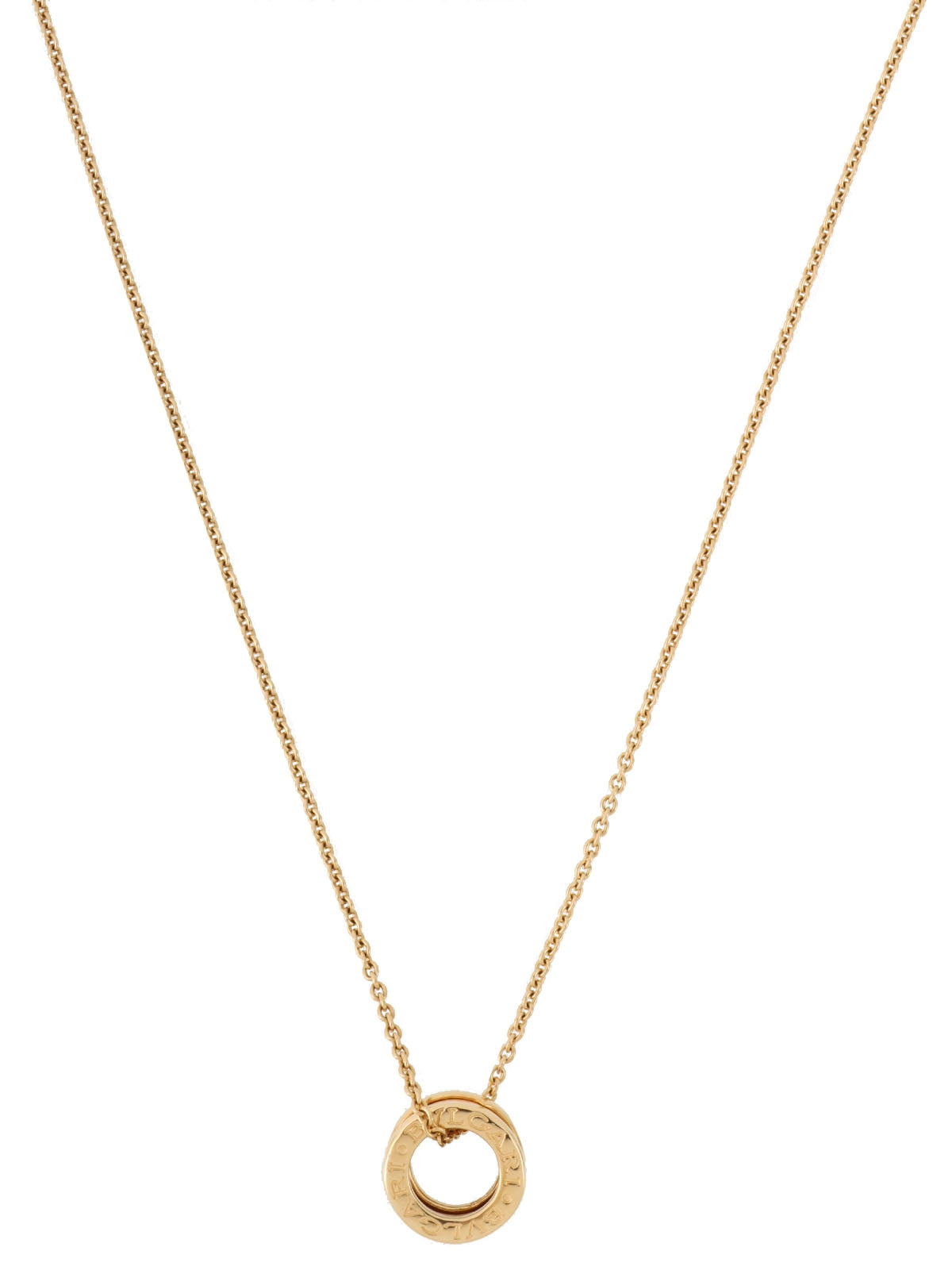 18K ビーゼロワンネックレス　ゴールド
