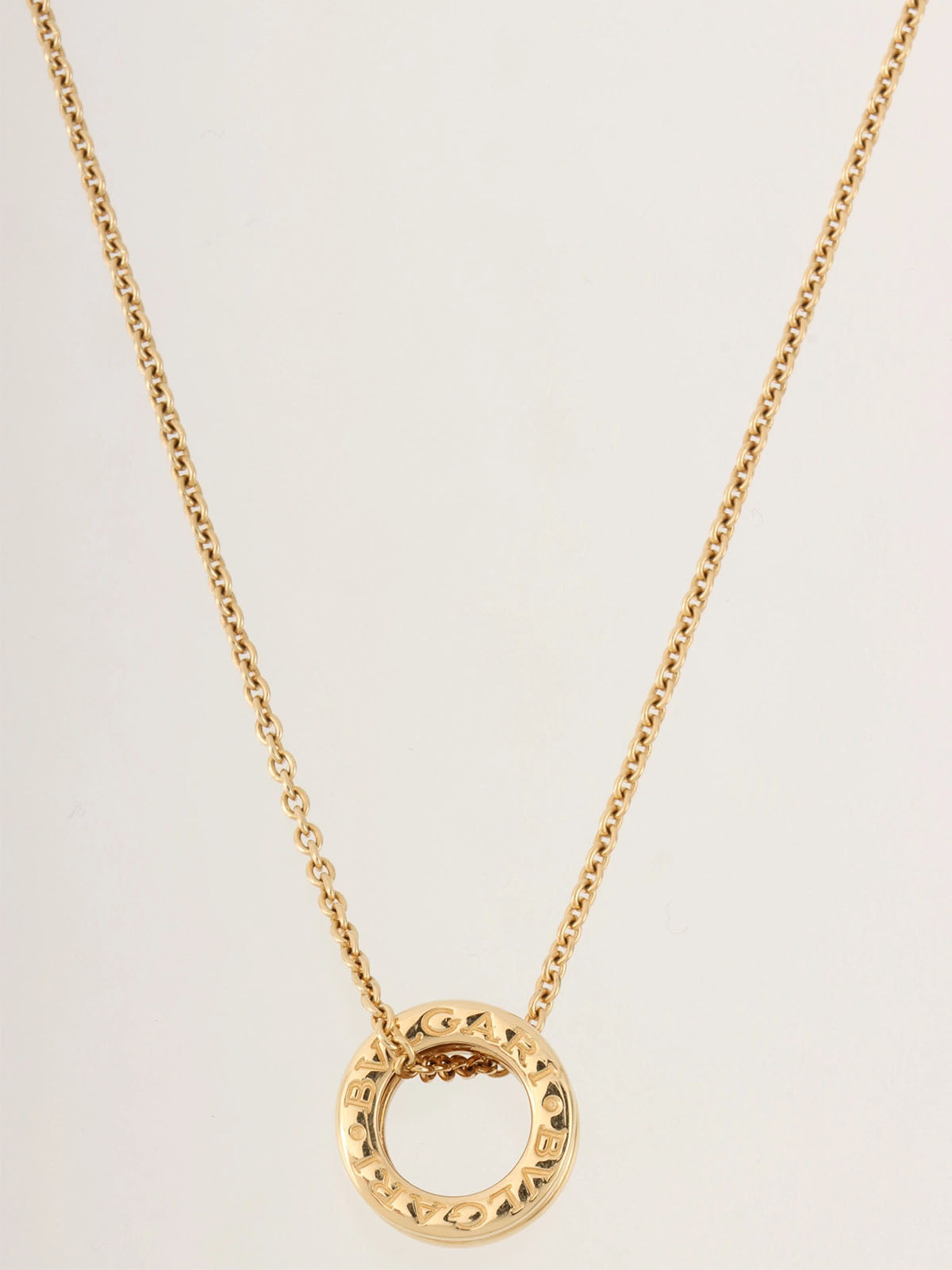 18K ビーゼロワンネックレス　ゴールド