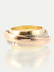 18Kトリニティマストエッセンスリング　ホワイトゴールド／イエローゴールド／ピンクゴールド