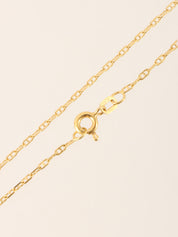 18K Gold Opal Design Necklace