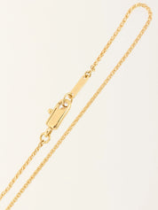 Carrera y Carrera　18Kダイヤモンドハートエンジェルネックレス　ゴールド