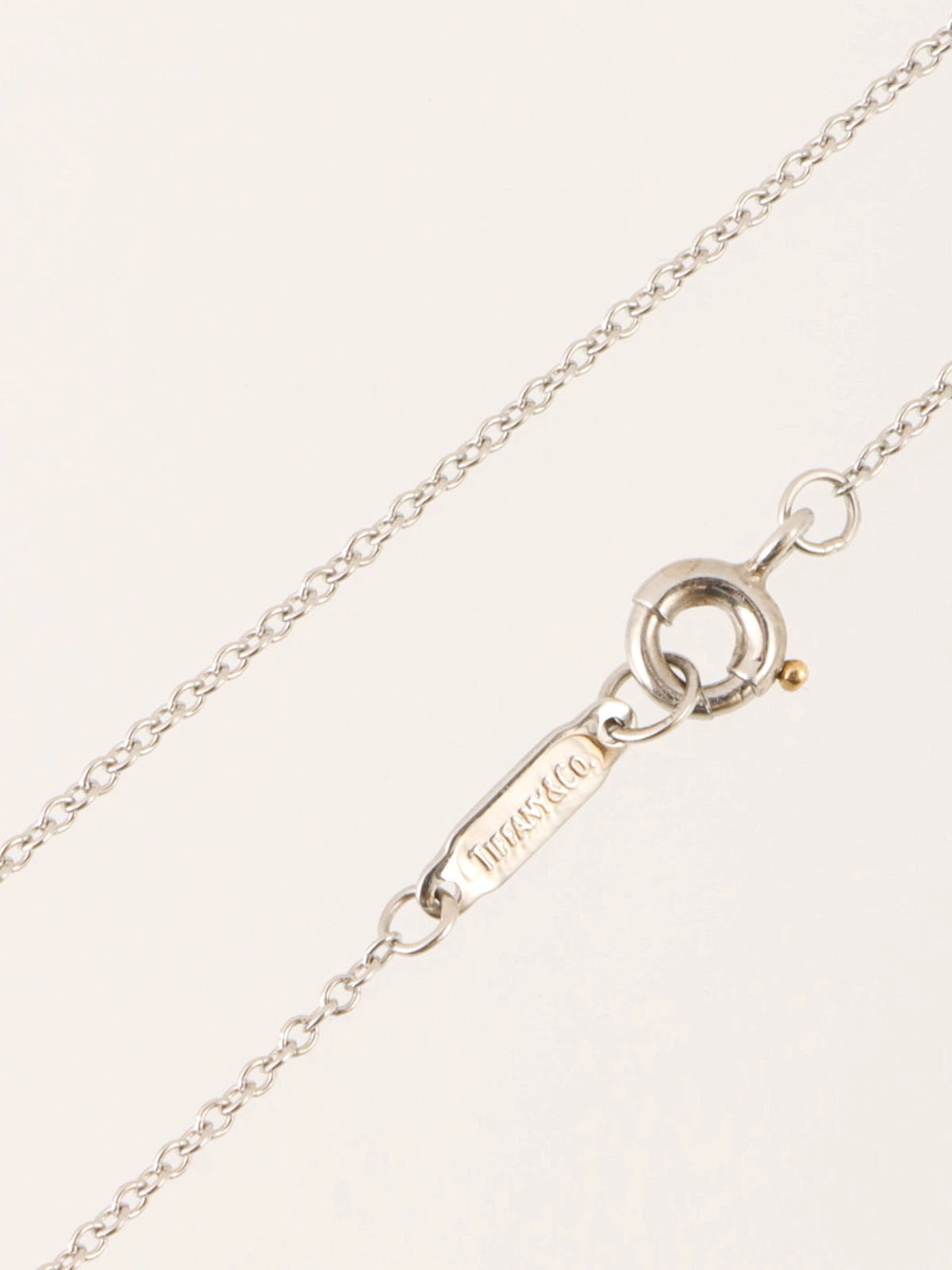 Platinum Diamond Solitaire Necklace in Silver