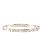 18K Diamond Bvlgari Bvlgari Bangle Silver