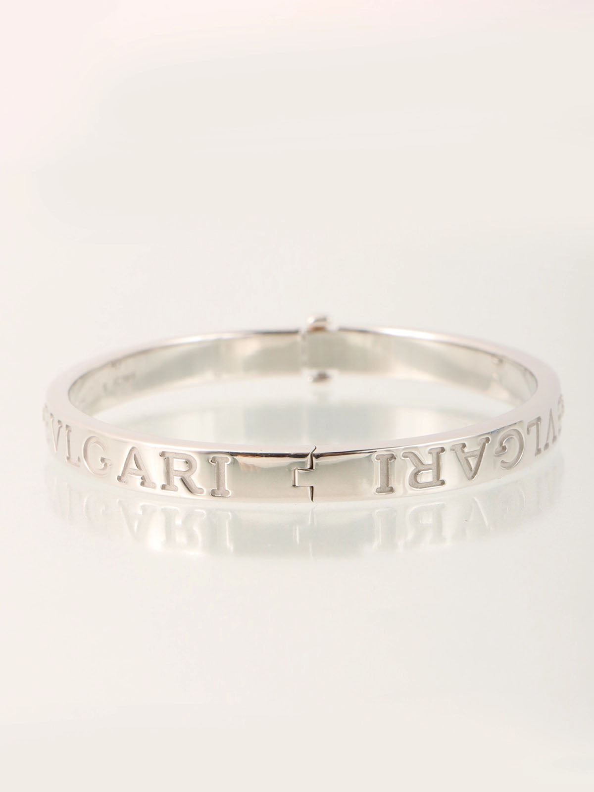 18K Diamond Bvlgari Bvlgari Bangle Silver