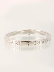 18K Diamond Bvlgari Bvlgari Bangle Silver
