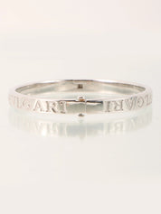 18K Diamond Bvlgari Bvlgari Bangle Silver