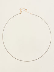 18Kフープネックレス ゴールド