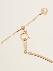 18Kフープネックレス ゴールド