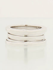 18Kビーゼロワンリング シルバー