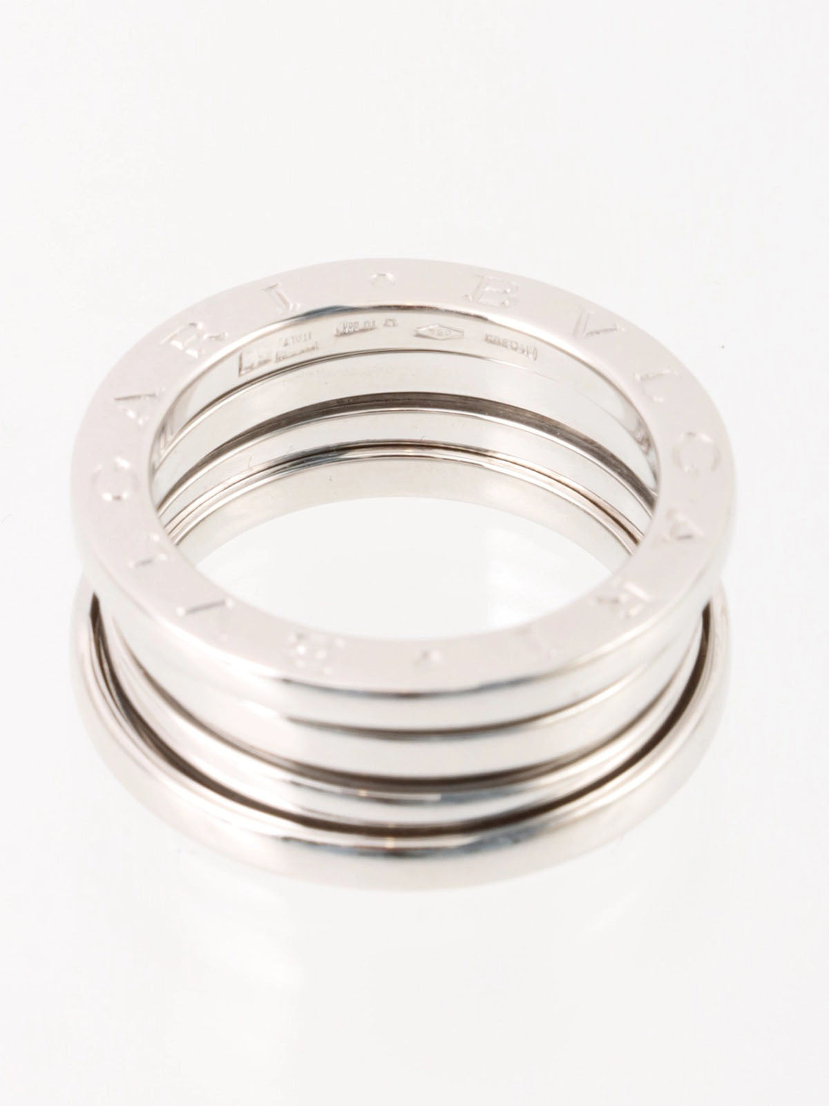 18Kビーゼロワンリング シルバー