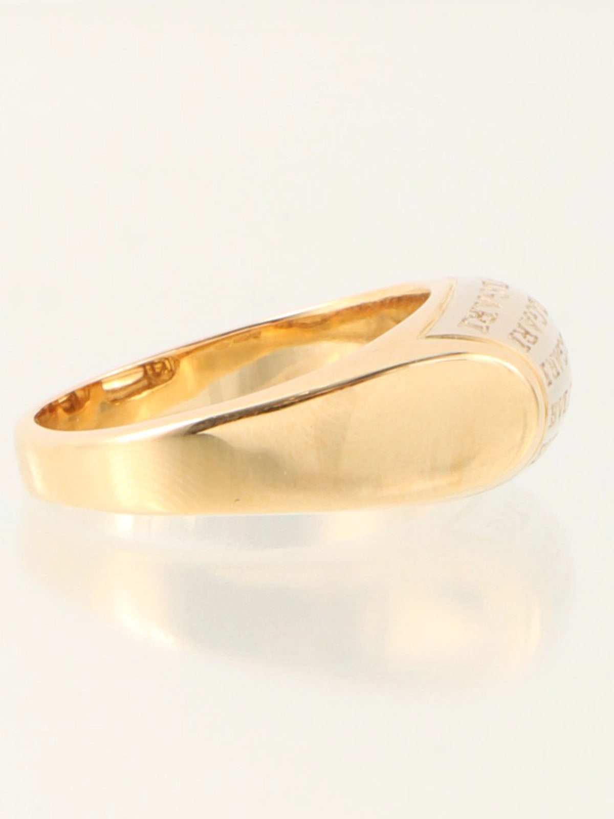 18Kトロンケットリング ゴールド/シルバー