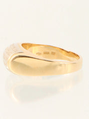 18Kトロンケットリング ゴールド/シルバー