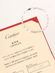 18K Silver Figaro Bracelet