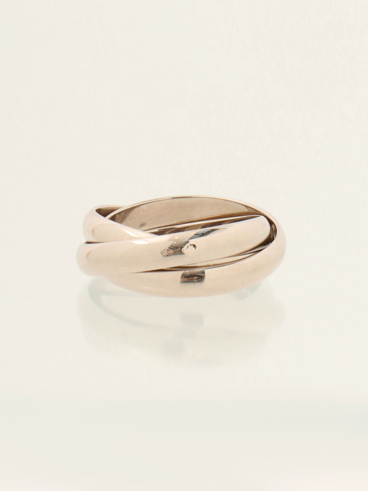 18K White Gold Trinity Ring