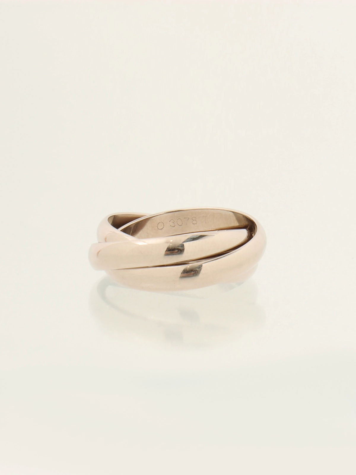 18K White Gold Trinity Ring