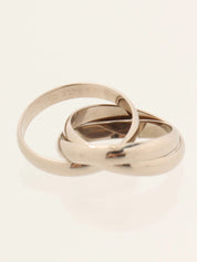 18K White Gold Trinity Ring