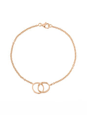 18Kベビーラブブレスレット ピンクゴールド