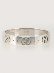 18K Icon Ring Silver