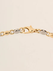 18Kライスチェーンネックレス ゴールド