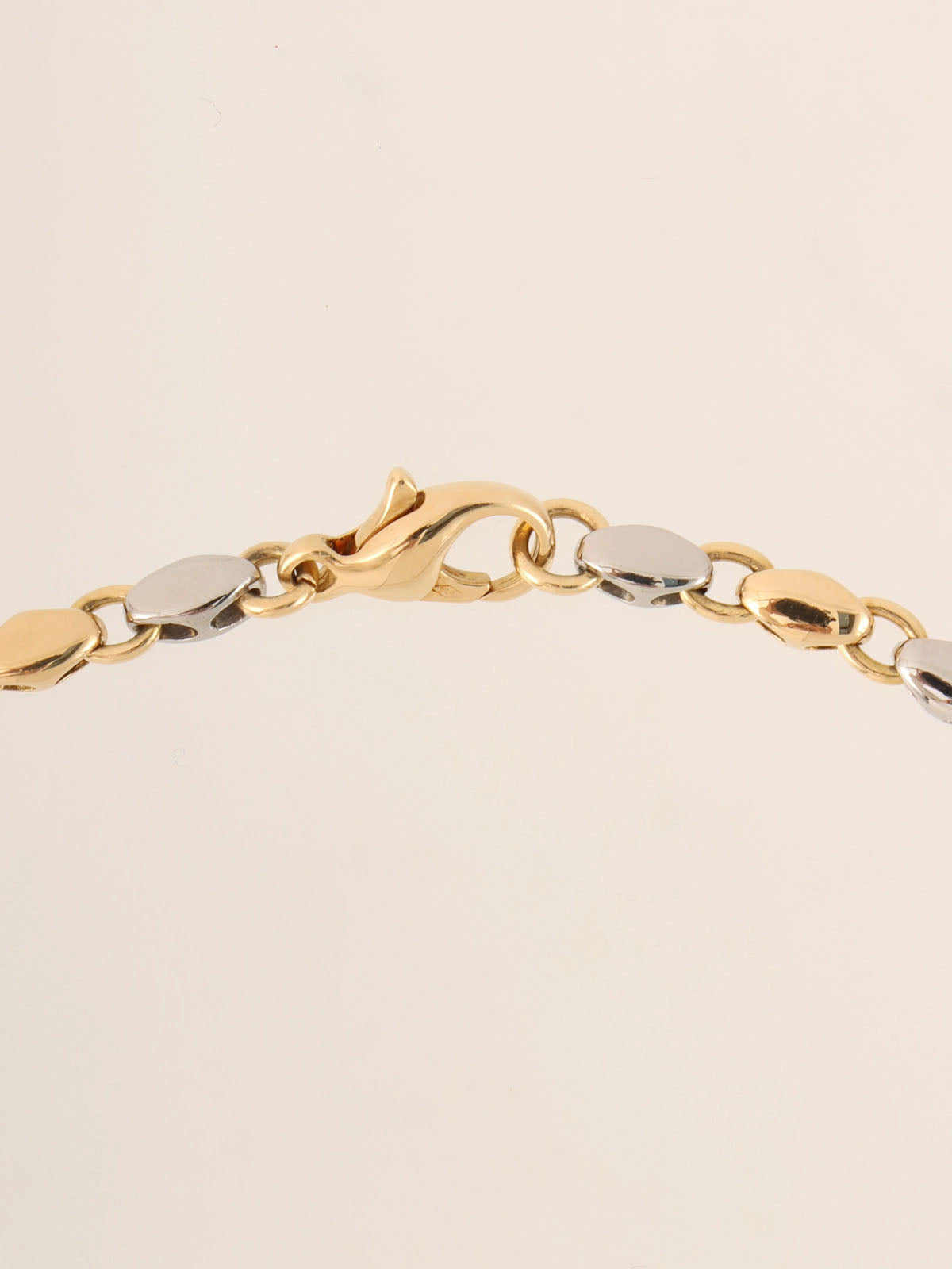 18K Gold Rice Chain Necklace