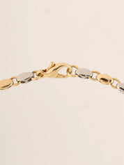 18K Gold Rice Chain Necklace