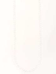 White platinum pearl necklace