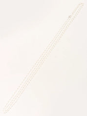 White platinum pearl necklace