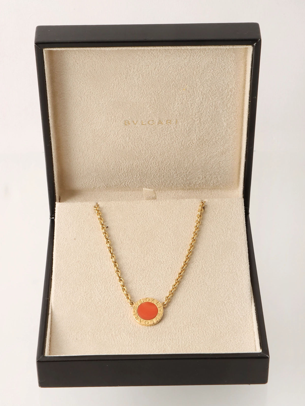 18K Bvlgari Bvlgari Necklace in Gold/Orange