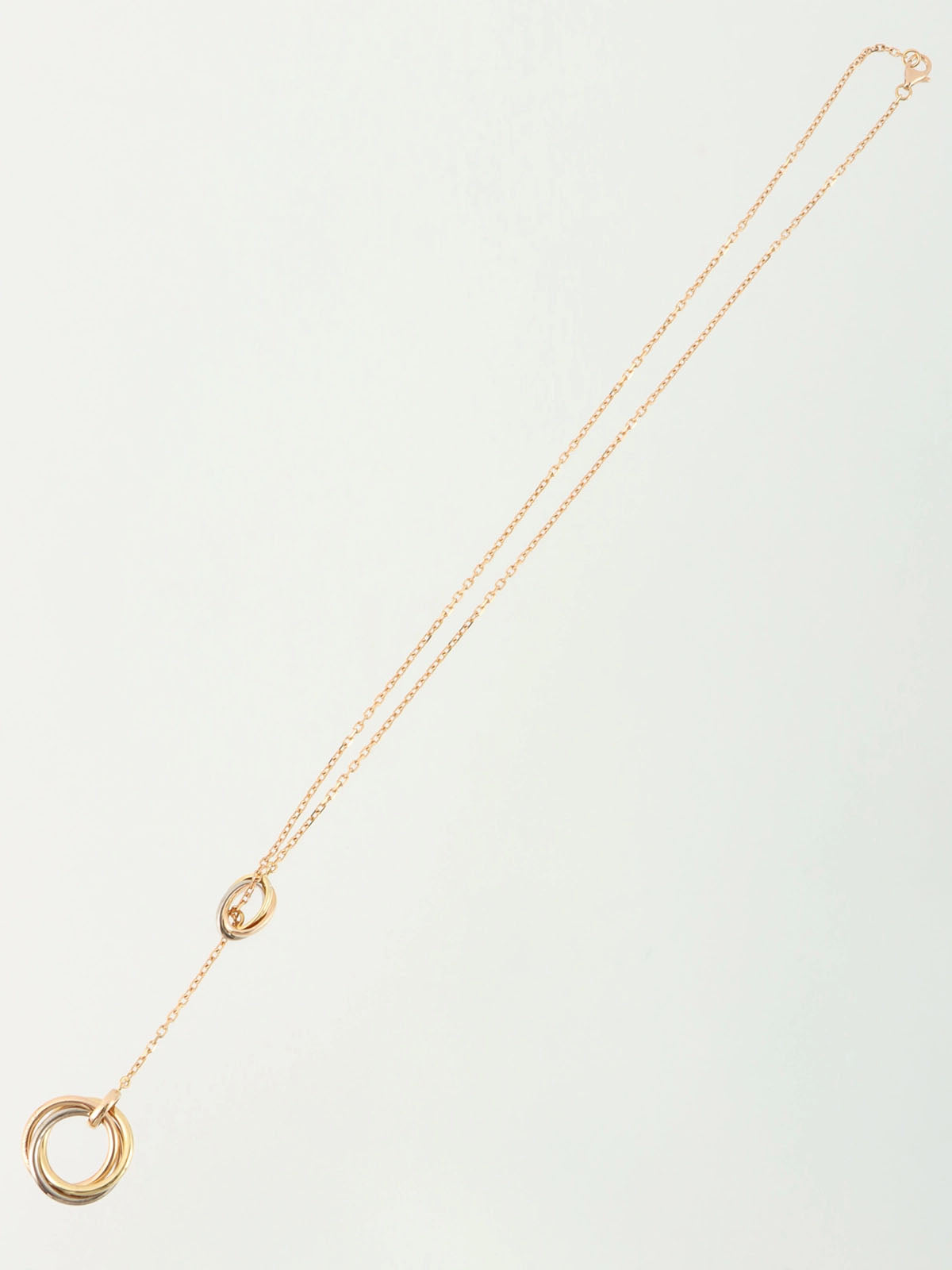 18K Diamond Two-Four Infinity Necklace in White Gold, Yellow Gold, or Pink Gold