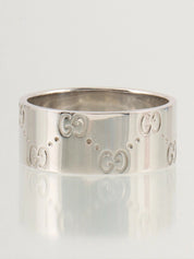 18K Icon Ring Silver