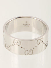 18K Icon Ring Silver