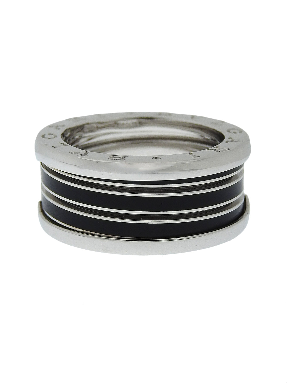 18Kビーゼロワン3バンドリング シルバー/ブラック