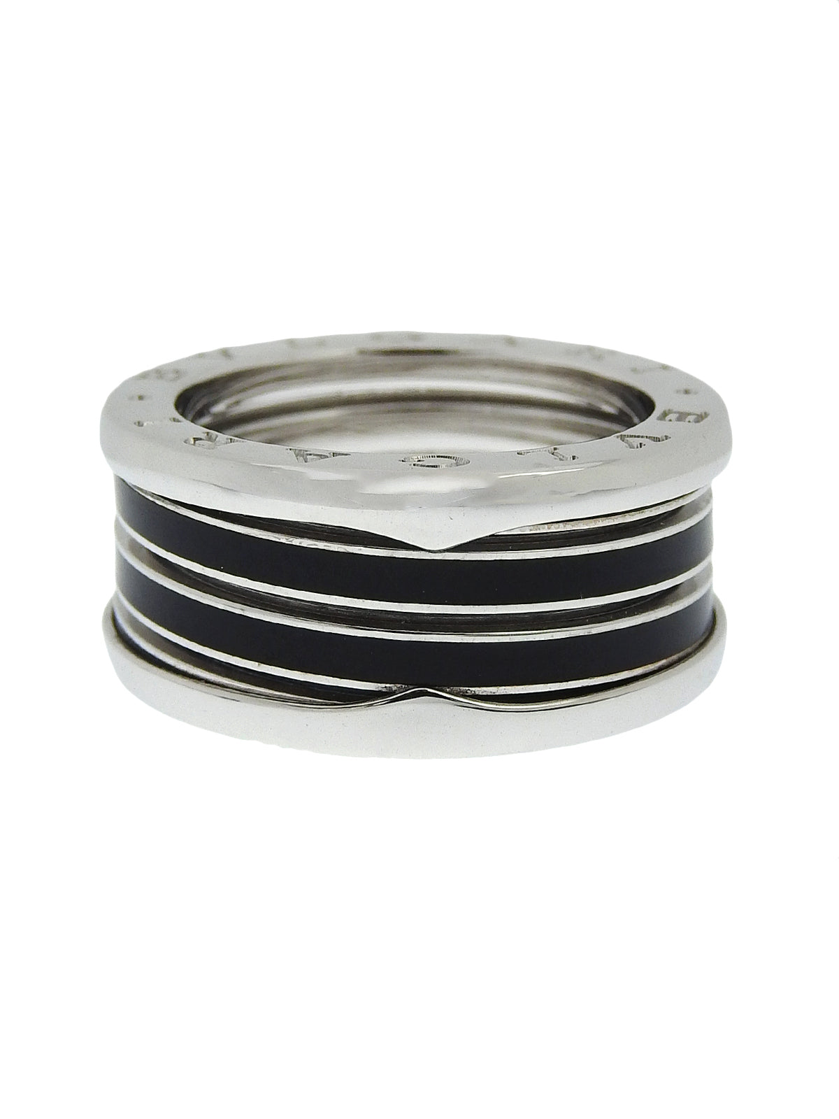 18Kビーゼロワン3バンドリング シルバー/ブラック