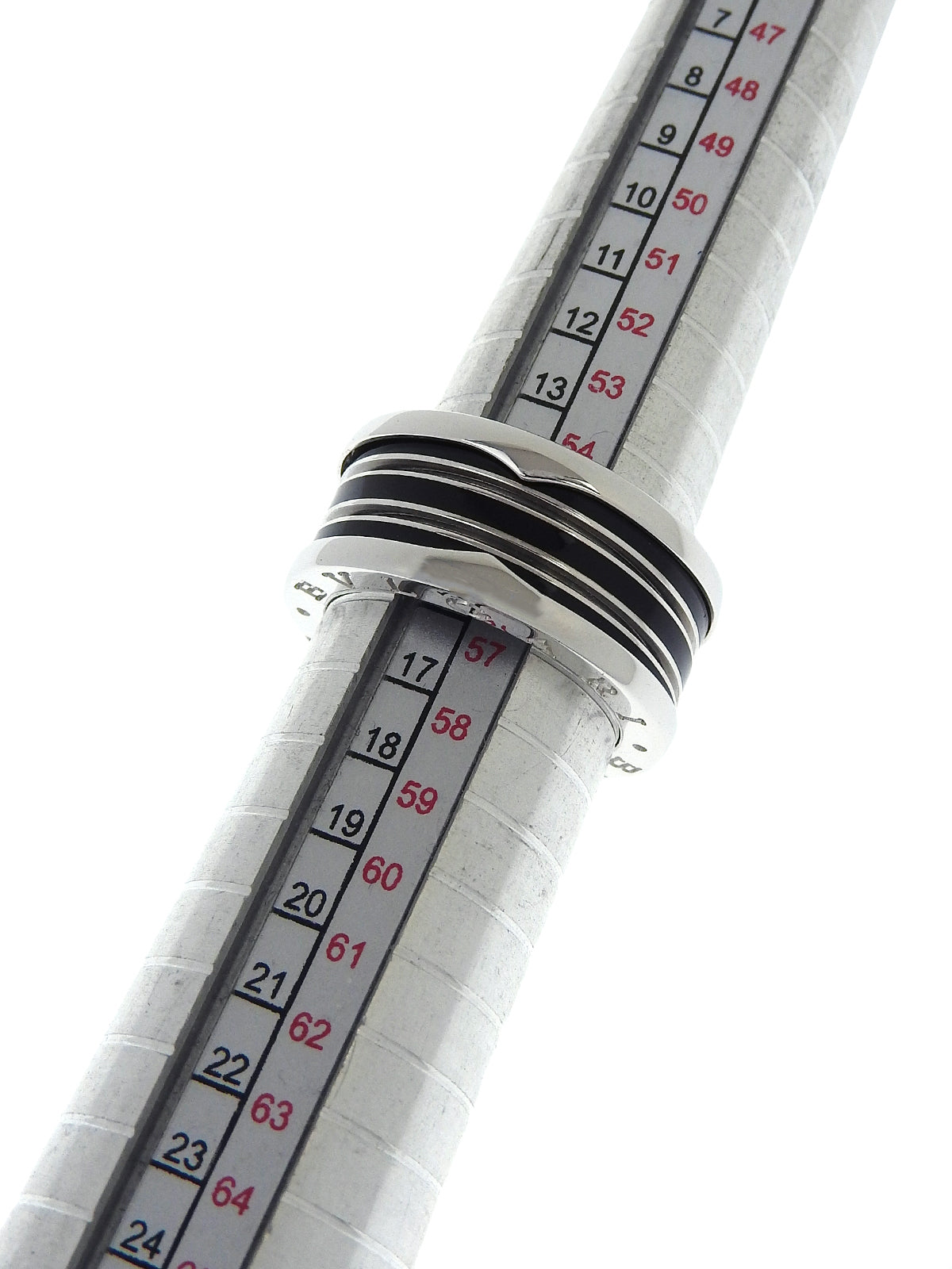 18Kビーゼロワン3バンドリング シルバー/ブラック