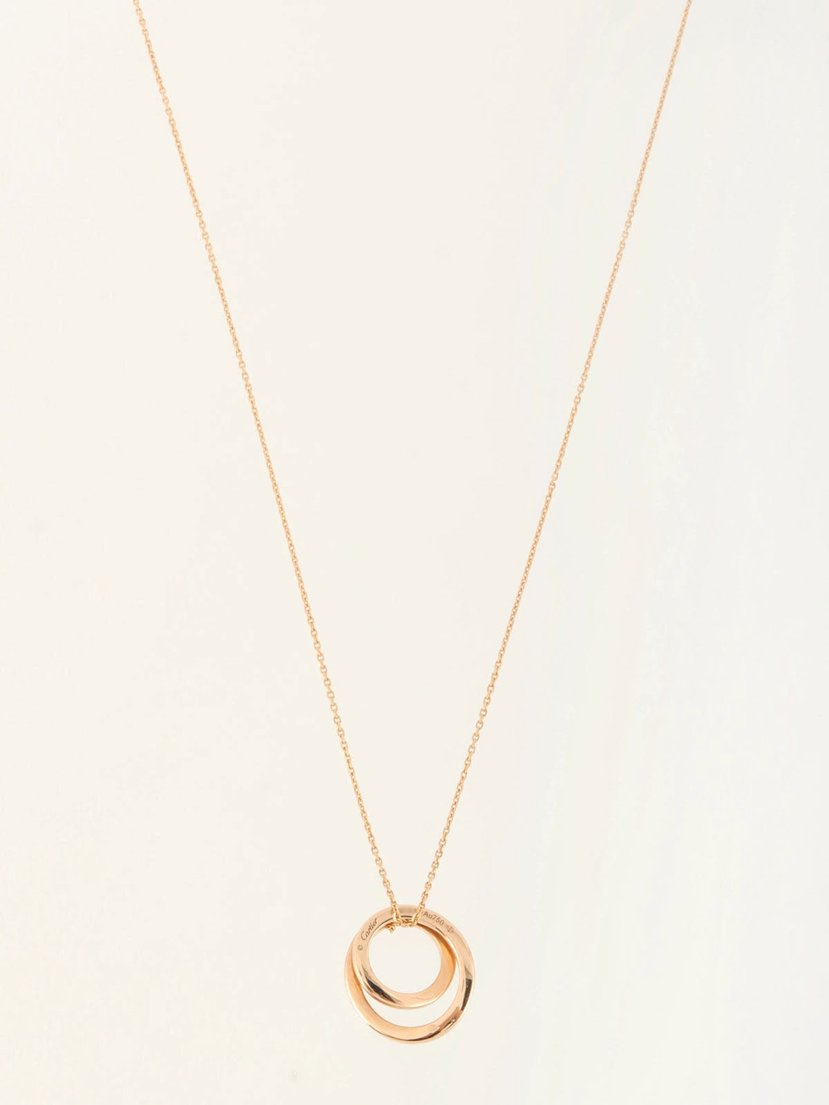 18Kダイヤモンドエタンセルネックレス ゴールド