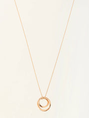 18Kダイヤモンドエタンセルネックレス ゴールド