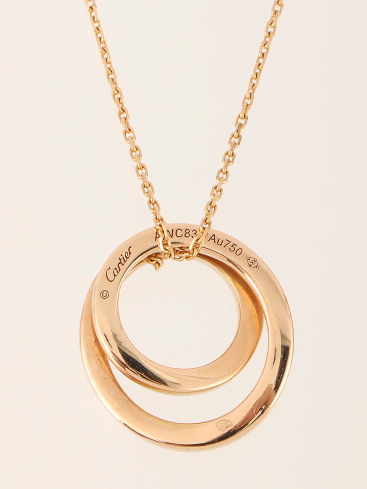 18K Gold Diamond Ethancel Necklace