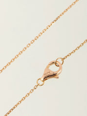 18K Gold Diamond Ethancel Necklace