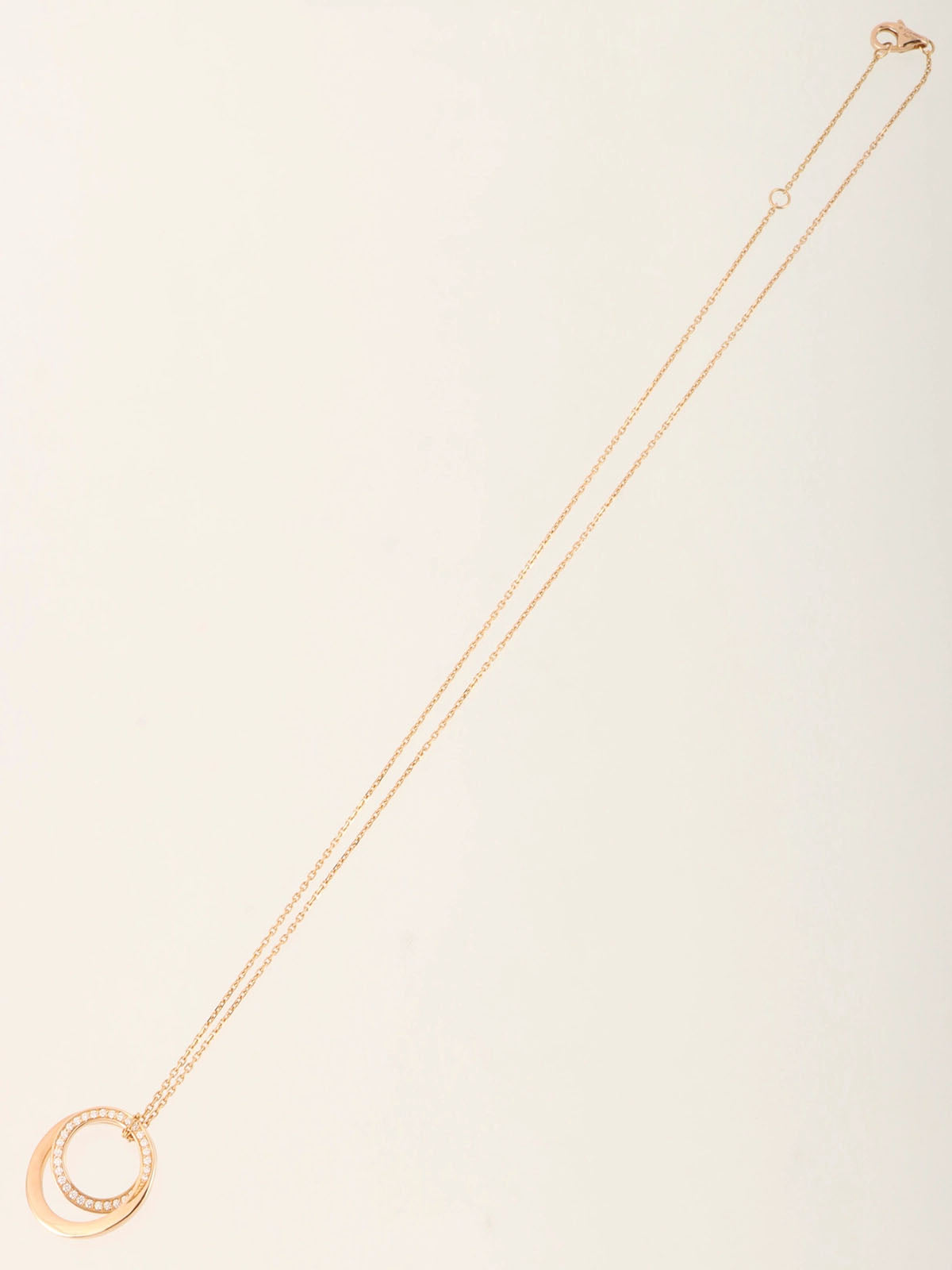 18K Gold Diamond Ethancel Necklace