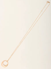 18K Gold Diamond Ethancel Necklace