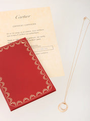 18K Gold Diamond Ethancel Necklace