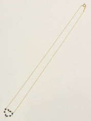 18Kセンチメンタルハートネックレス ゴールド/ブルー