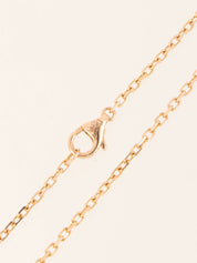 18K Diamond Trinity Necklace  White Gold/Yellow Gold/ Pink Gold