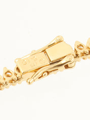 18Kダイヤモンドテニスネックレス ゴールド